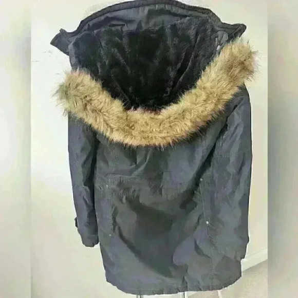 TNA Verbier Faux Fur Parka - Size Small - Picture 6 of 12